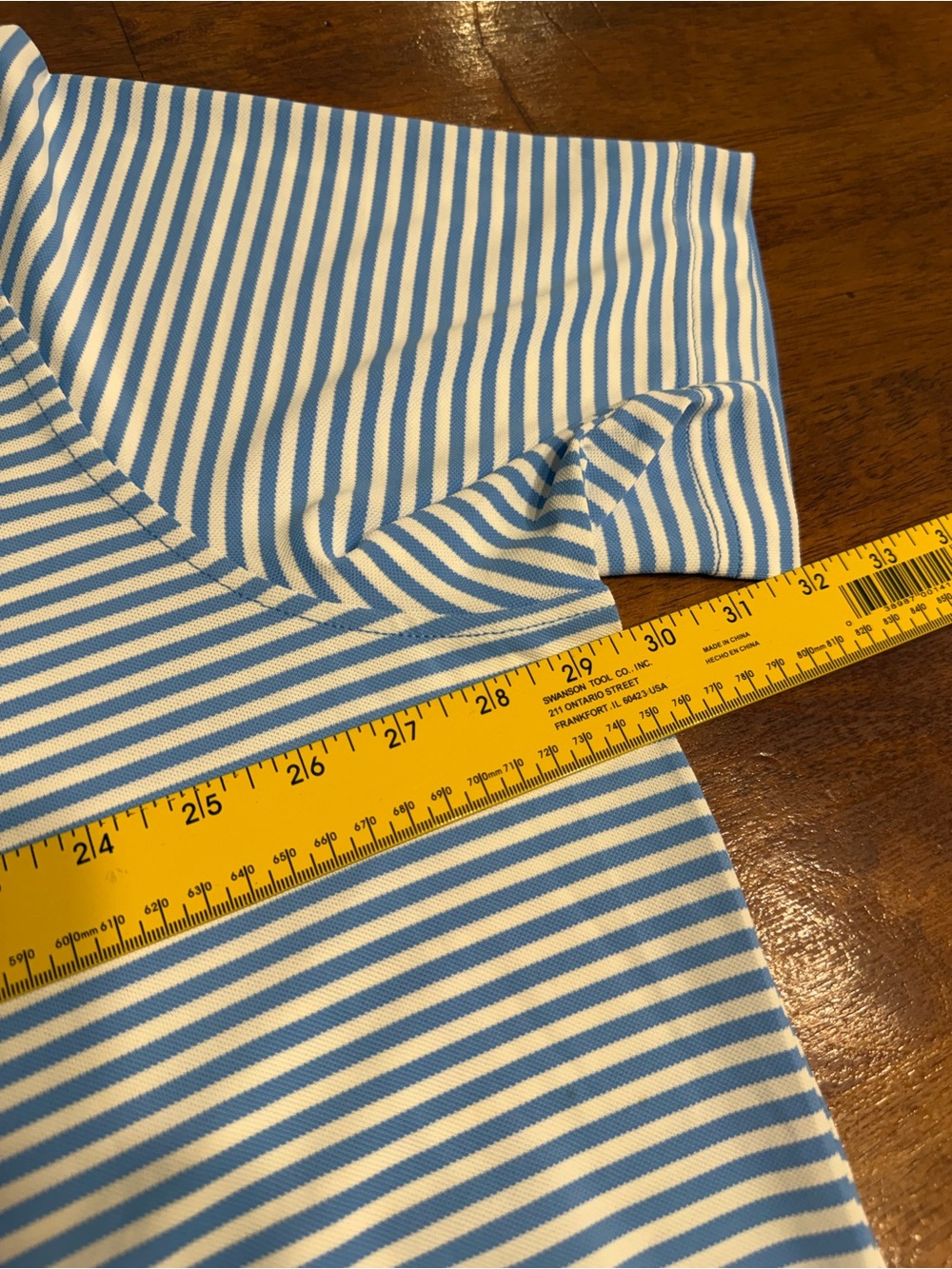 NWT Cutter & Buck Ole Miss Rebels Polo Shirt Mens XXXL Forge Stripe Golf Blue - Picture 7 of 12